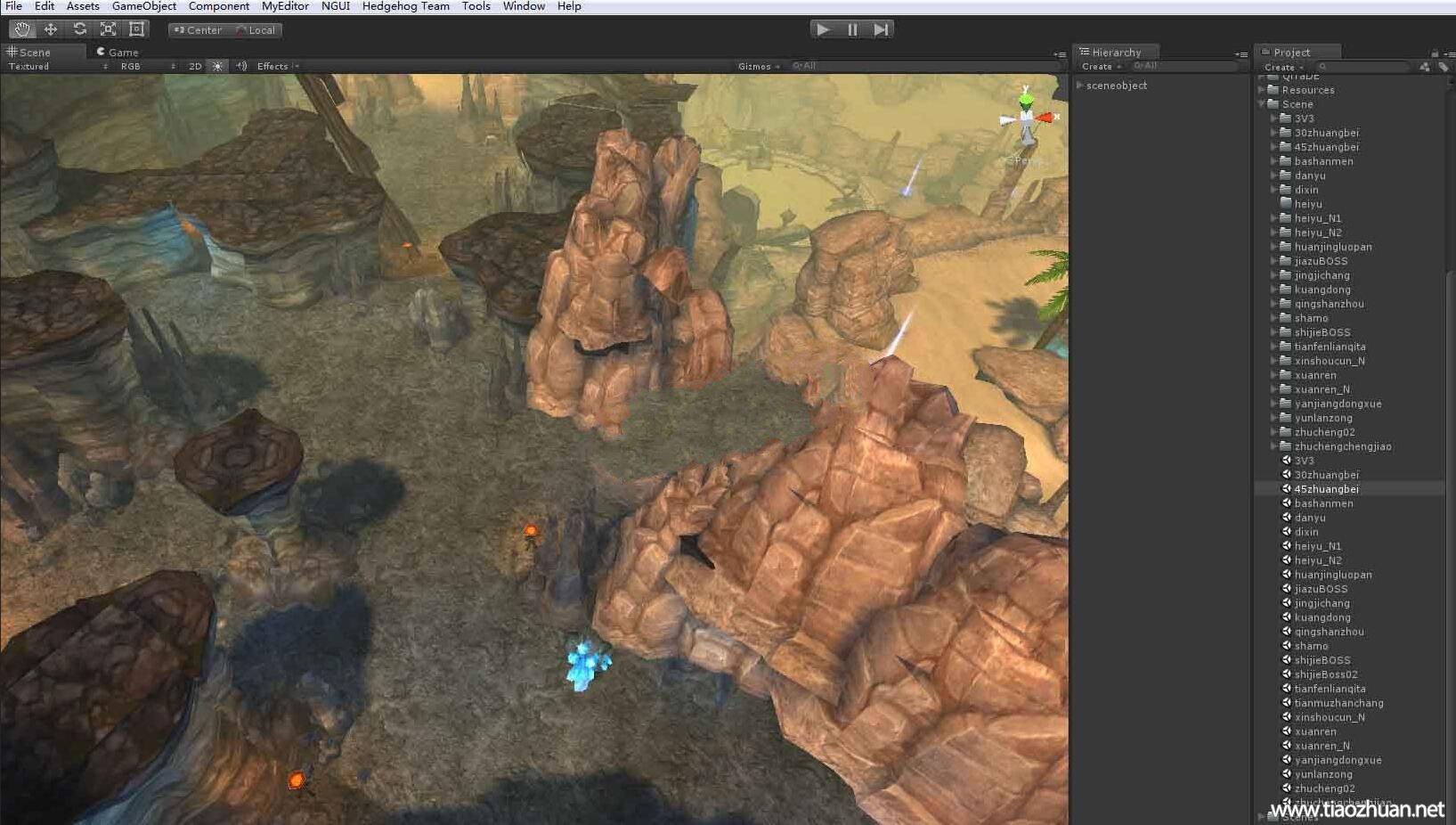 Unity3D MMORPG玄幻手游《苍穹变》源码，前端源码+服务端源码