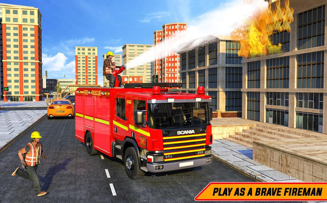 《American Fire Fighter Truck  City Emergency Rescue》源码