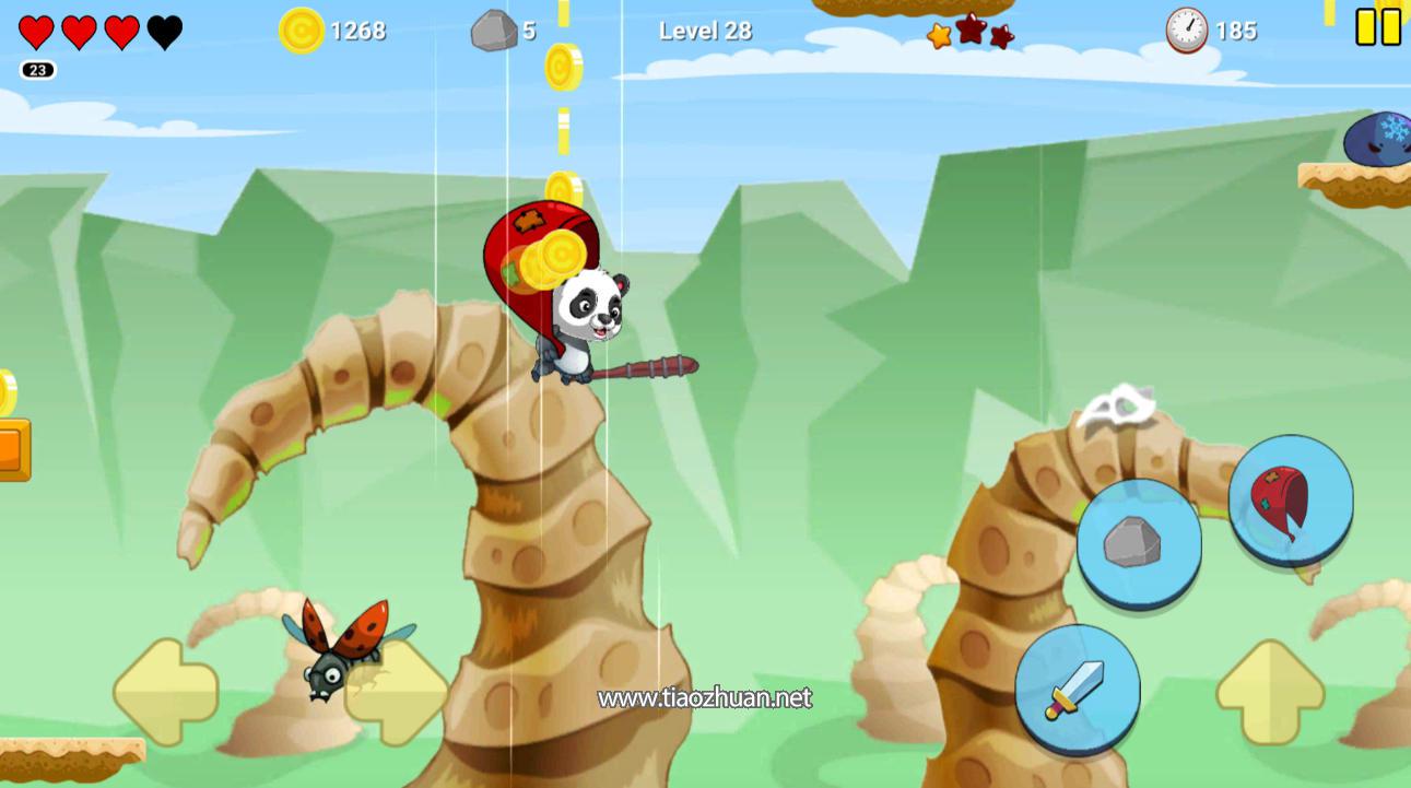 熊猫冒险完整版 Unity 游戏纯源码