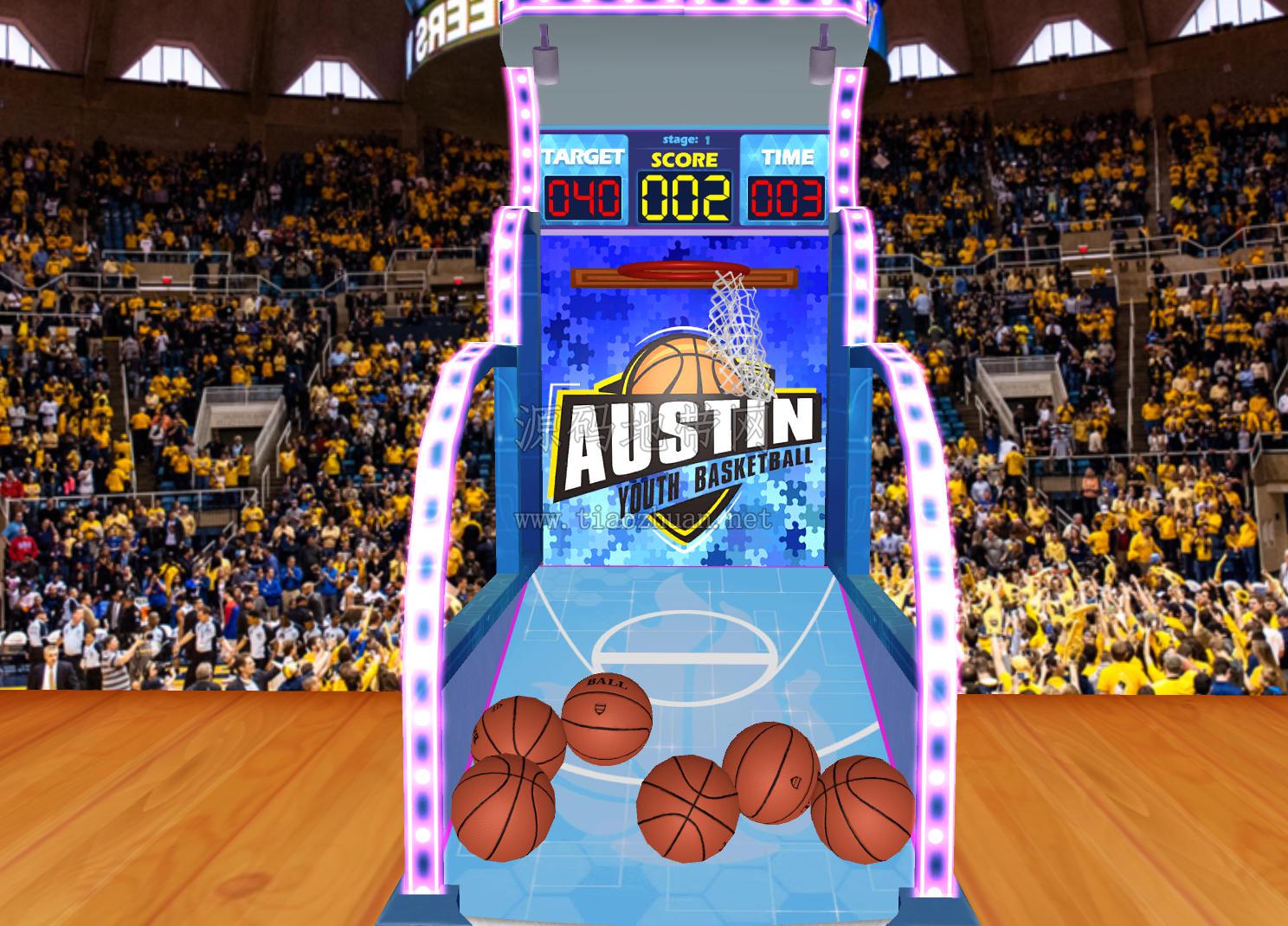 《Arcade Basketball》街机篮球游戏源码
