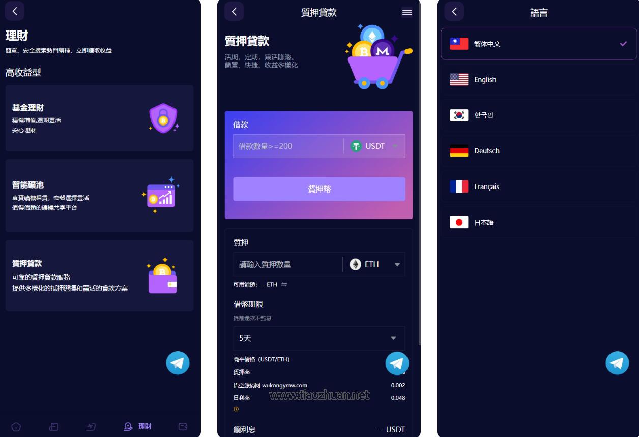 Vexus多语言虚拟货币交易所源码+现货交易+永续合约+基金理财+前端vue编译后+后端Java