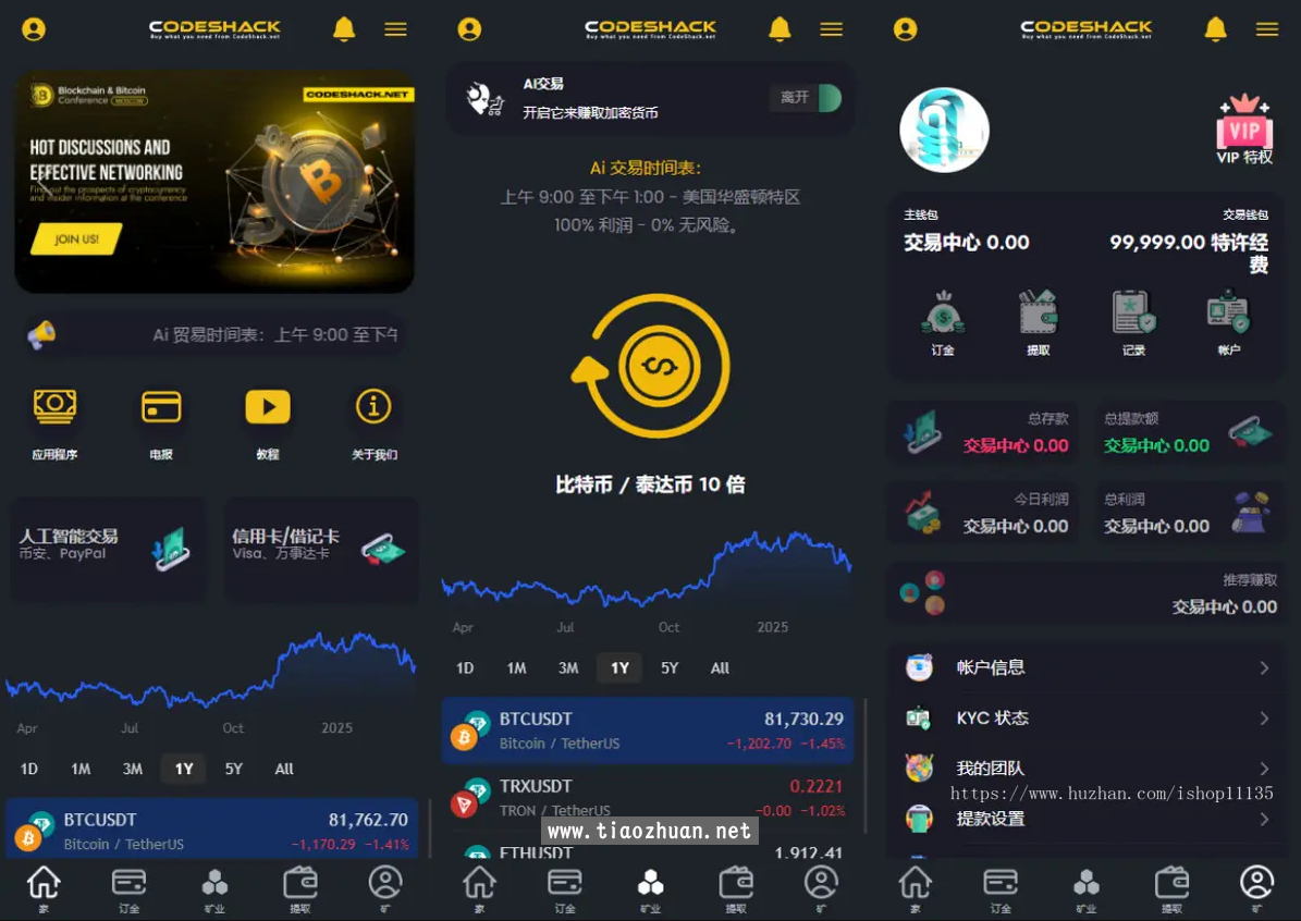 AI量化投资源码量化理财系统开源源码海外版区块链理财交易所AI量化理财