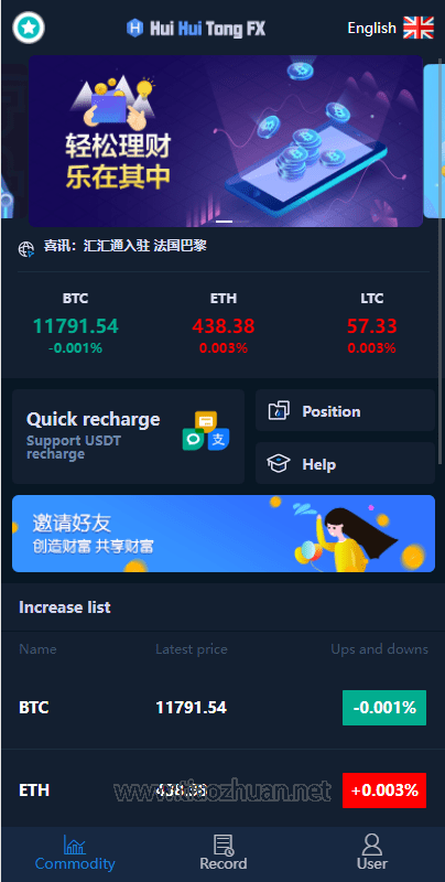海外版微盘外汇多语言理财系统