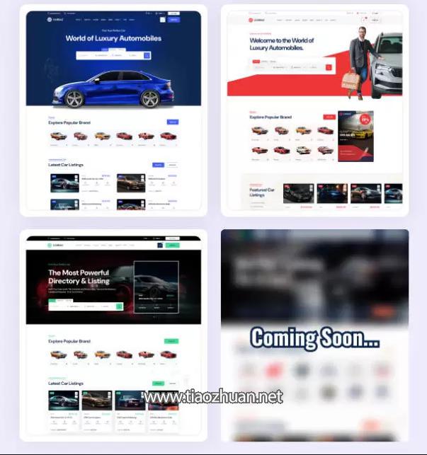 二手车交易市场APP源码租车网站源码Web+App