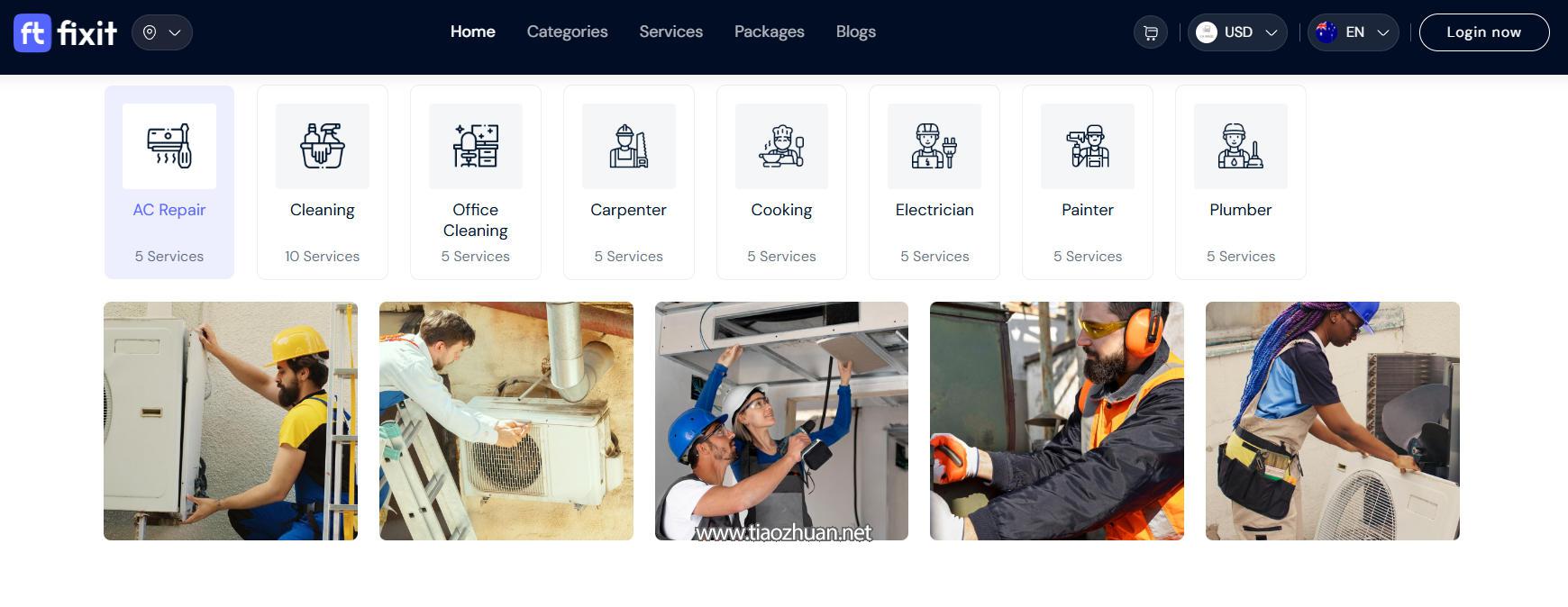 Flutter多商户杂工和家庭服务预约上门APP源码含后端V1.0.2