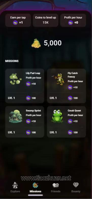 HTML5点击赚币任务领赏游戏Telegram小程序源码