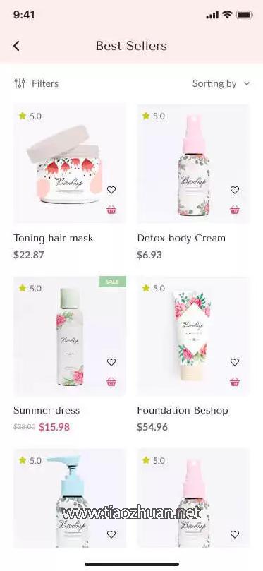 React Native美妆产品跨境电商APP源码含Laravel后端