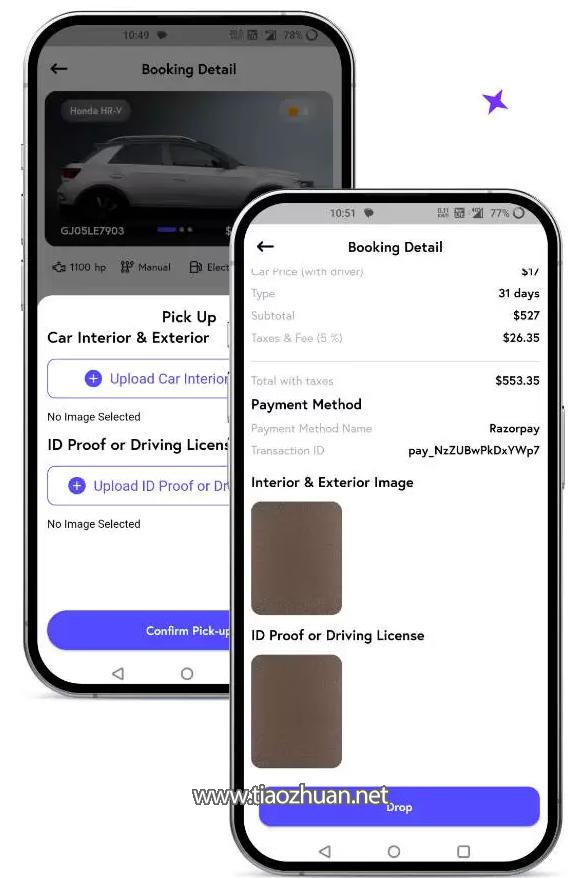 Flutter房车和自驾车租赁系统APP源码租车平台源码