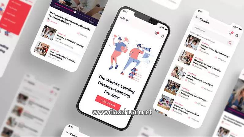 全开源Flutter在线学习教育视频课程APP源码React Next后端