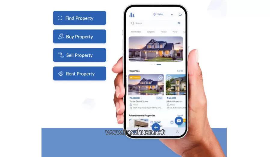 全开源Flutter房屋租售APP源码掌上租房APP集成ChatGPT