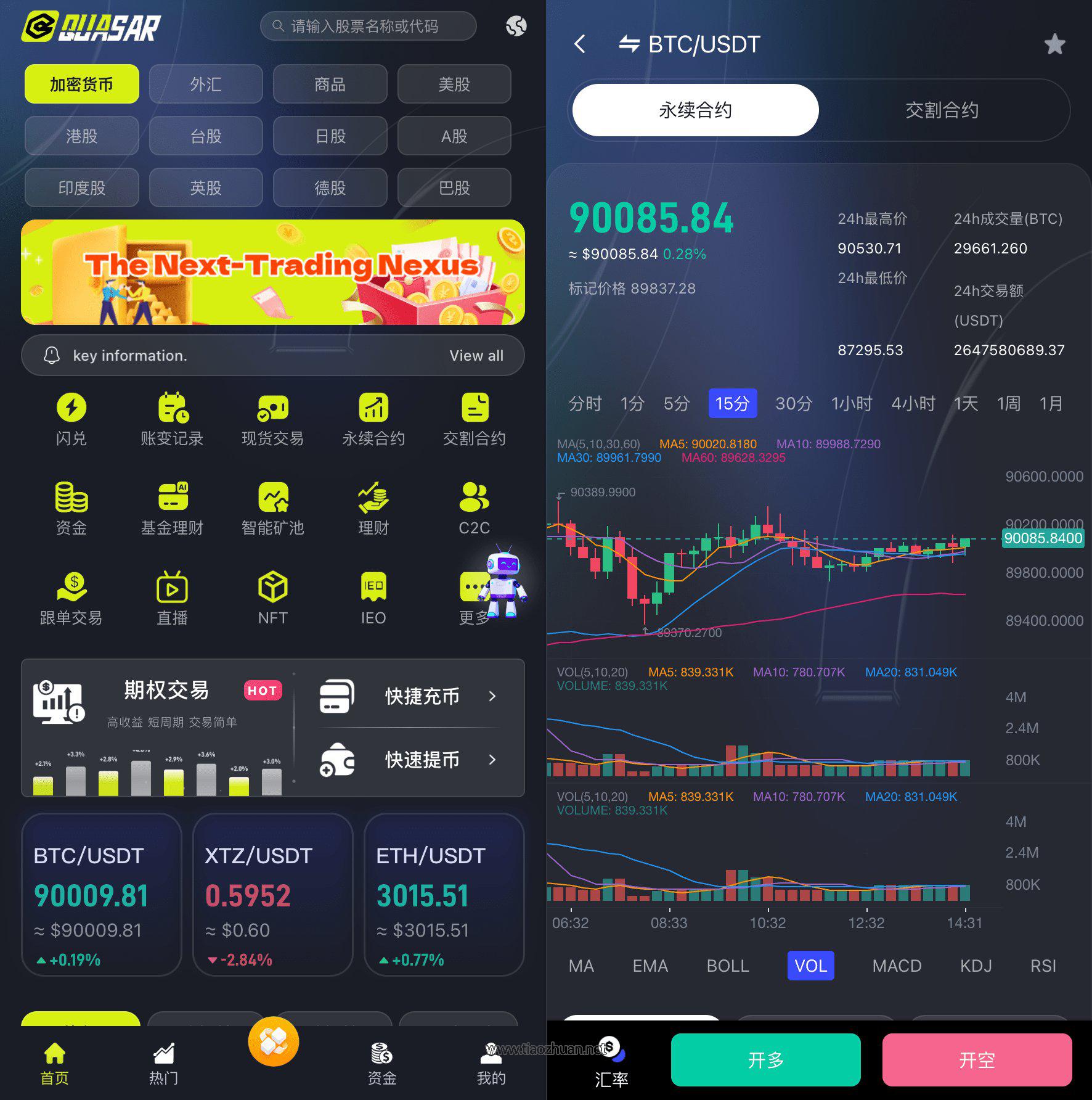 多语言综合股票交易所开源源码可二开采用前后端分离技术架构 性能优越 企业运营级项目代码